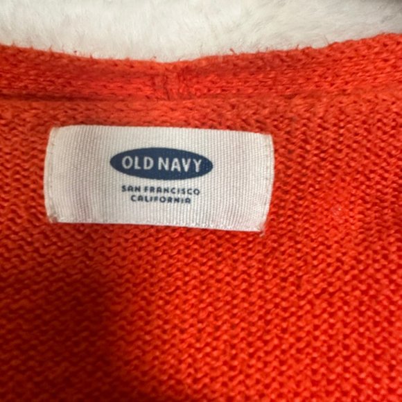 Old Navy Orange Open Cardigan‎ Long Sleeve Women's Size XXL Plus Size - Picture 6 of 6